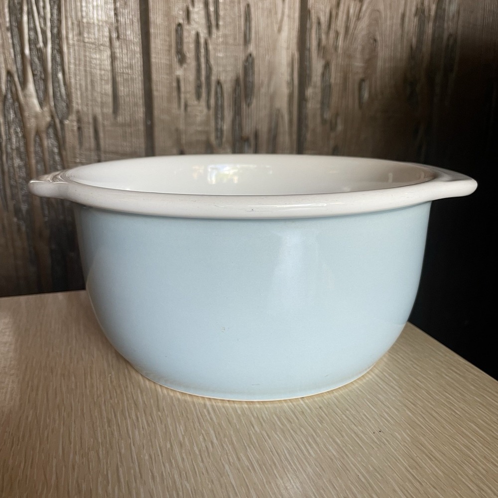 Corning Ware‎ Stoneware Light Blue 1.5 qt Casserole no Lid/ Mixing Bowl EUC